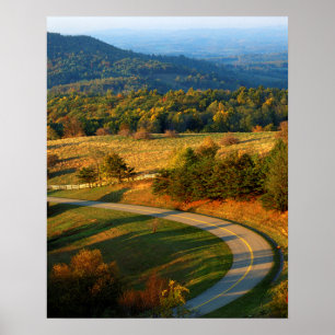 USA, Virginia, Patrick County, The Blue Ridge Poster