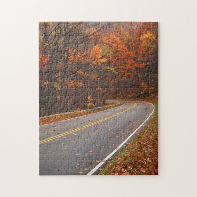 USA, Virginia, Shenandoah National Park, Skyline Jigsaw Puzzle (Vertical)