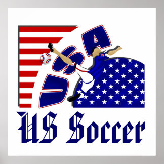 USA volley soccer lovers US soccer team gifts Poster