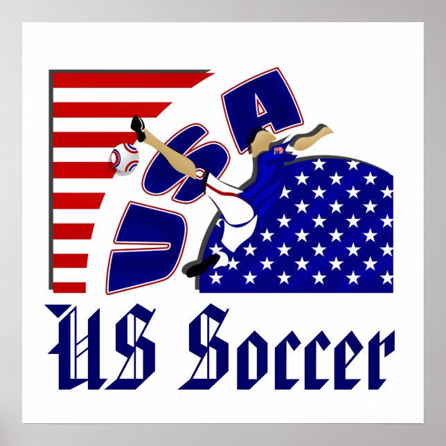 USA volley soccer lovers US soccer team gifts Poster (Front)