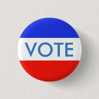 USA vote 3 Cm Round Badge