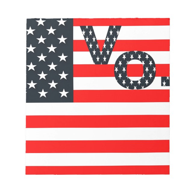 Usa Vote Notepad (Front)