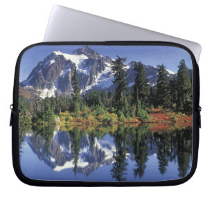 USA, WA, Heather Meadows RA. Mount Shuksan at Laptop Sleeve