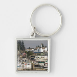 USA, Wa, Kitsap Peninsula. Scenic Town. Key Ring