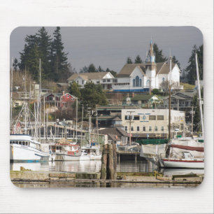 USA, Wa, Kitsap Peninsula. Scenic Town. Mouse Pad