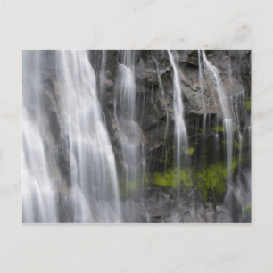 USA, WA, Mt. Rainier NP, Narada Falls Postcard