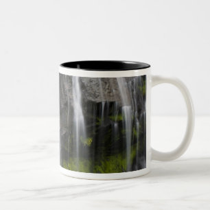 USA, WA, Mt. Rainier NP, Narada Falls Two-Tone Coffee Mug