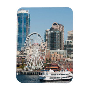 USA, Wa, Seattle. Argosy Harbour Cruise Boat Magnet