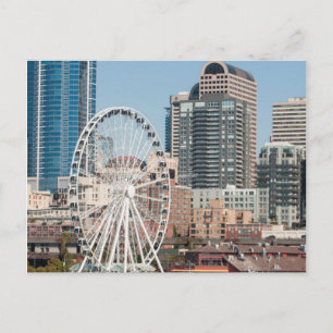 USA, Wa, Seattle. Argosy Harbour Cruise Boat Postcard