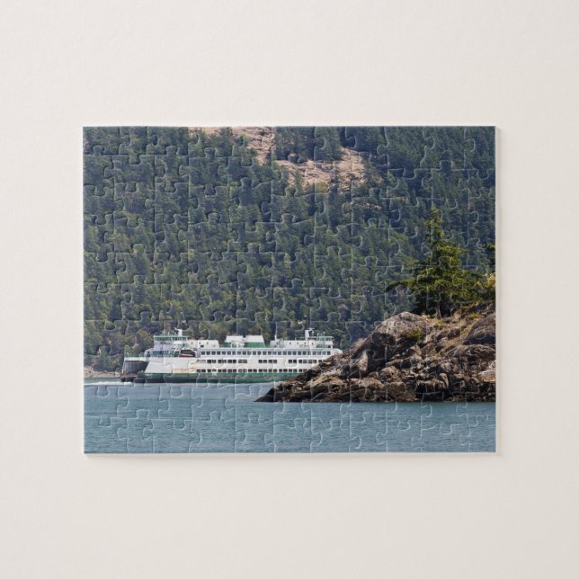 USA, WA. Washington State Ferries Jigsaw Puzzle (Horizontal)