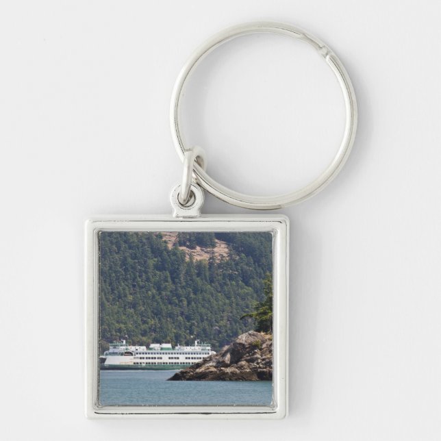 USA, WA. Washington State Ferries Key Ring (Front)