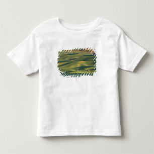USA, WA, Whitman Co., Palouse Farm Fields From Toddler T-Shirt