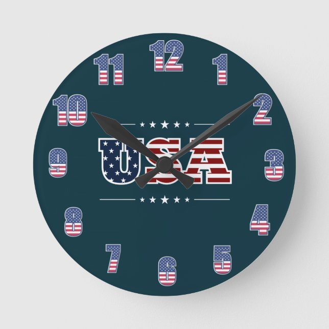 USA Wall Clock (Front)