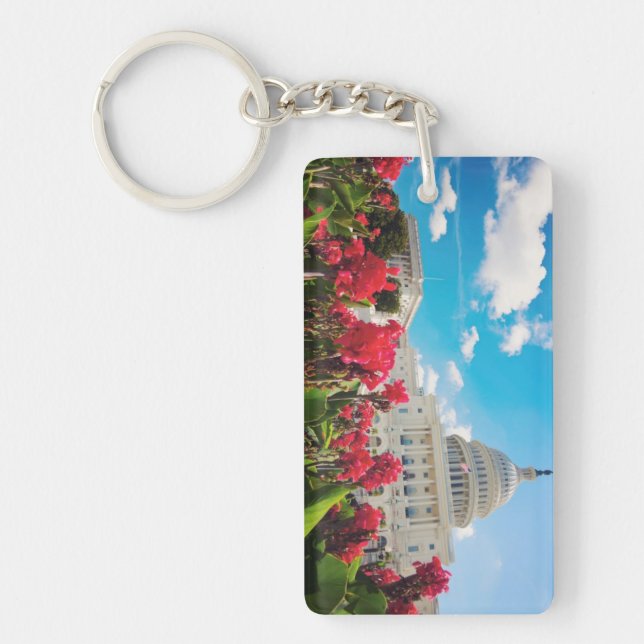 USA, Washington DC, Capitol Building Key Ring (Front)