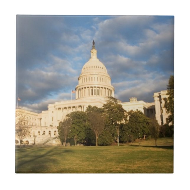 USA, Washington DC, Capitol building Tile (Front)