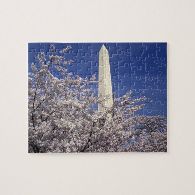 USA, Washington DC. Cherry Blossom Festival and Jigsaw Puzzle (Horizontal)
