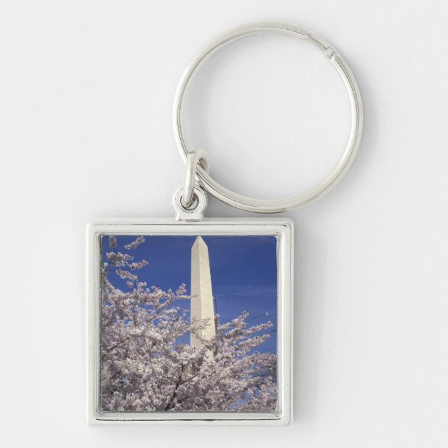USA, Washington DC. Cherry Blossom Festival and Key Ring (Front)