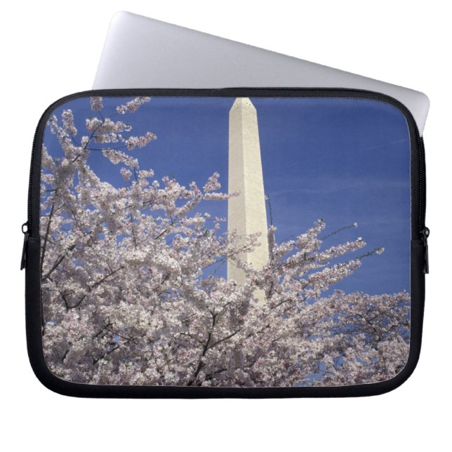 USA, Washington DC. Cherry Blossom Festival and Laptop Sleeve (Front)