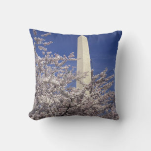USA, Washington DC. Cherry Blossom Festival Cushion