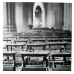 USA, Washington DC. Church pews of National Tile