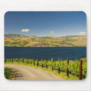 USA, Washington, Lake Chelan. Vineyard Mouse Pad