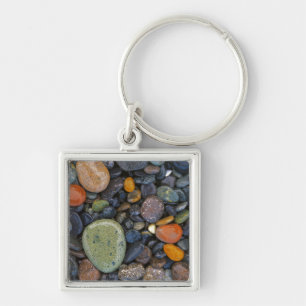 USA, Washington, Lopez Island, Agate Beach Key Ring