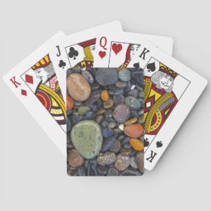 USA, Washington, Lopez Island, Agate Beach Playing Cards