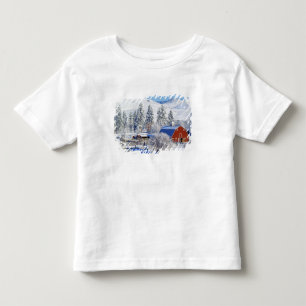 USA, Washington, Methow Valley, Barns in Toddler T-Shirt