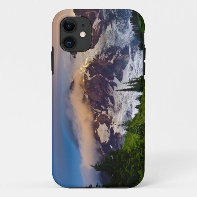 USA, Washington, Mt. Rainier. Morning sun Case-Mate iPhone Case (Back)