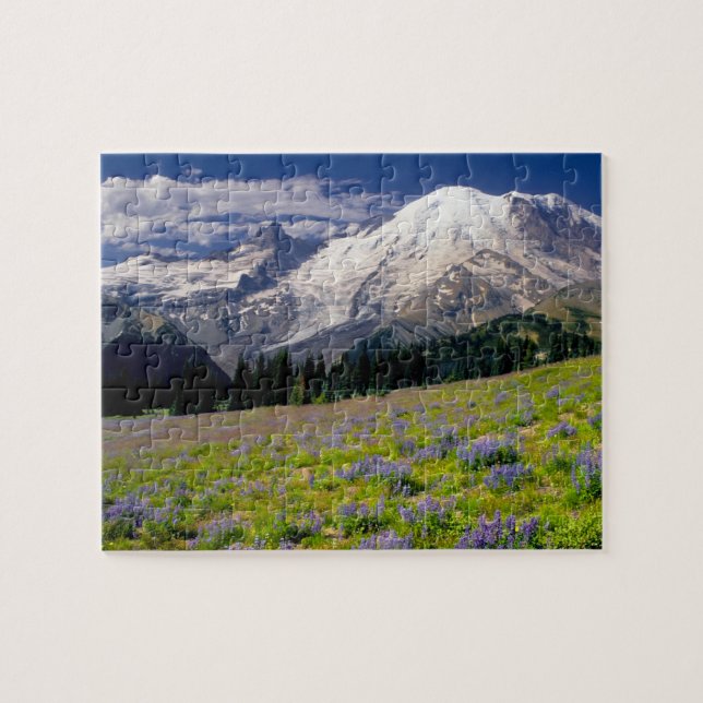 USA, Washington, Mt. Rainier National Park. Jigsaw Puzzle (Horizontal)