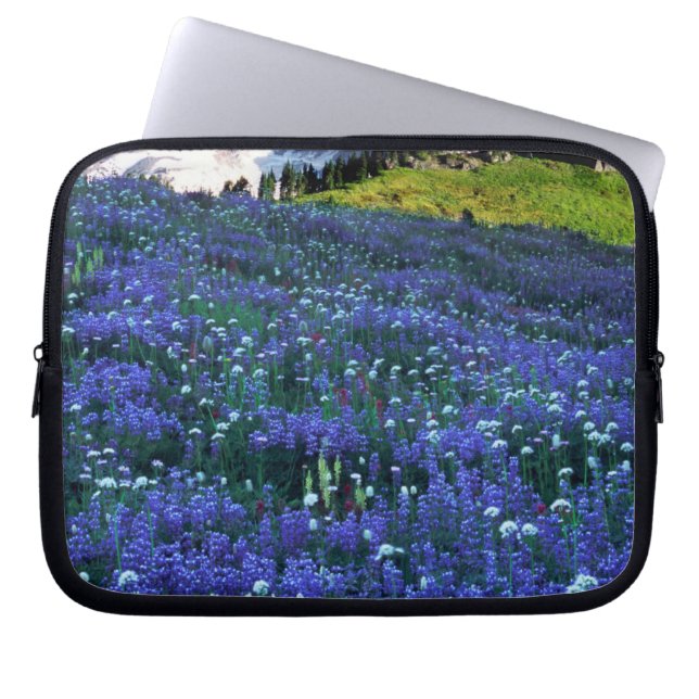 USA, Washington, Mt. Rainier National Park. Mt. Laptop Sleeve (Front)