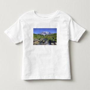 USA, Washington, Mt. Rainier NP, Mt. Rainier and 2 Toddler T-Shirt