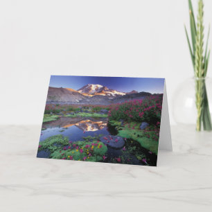 USA, Washington, Mt. Rainier NP, sunrise, Card