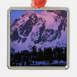 USA, Washington, Mt. Shuskan in North Cascades Metal Ornament