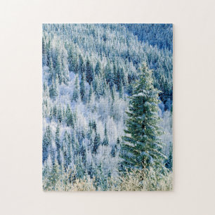 USA, Washington, Mt. Spokane State Park, Aspen Jigsaw Puzzle