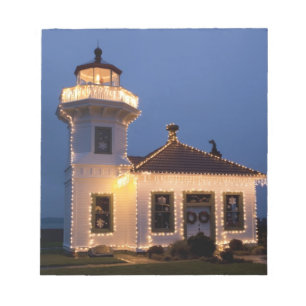 USA, Washington, Mukilteo. Mukilteo Lighthouse Notepad