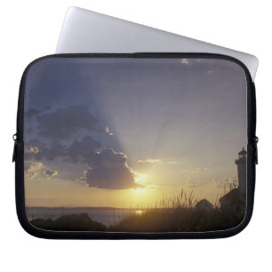 USA, Washington, near Port Townsend. Point Laptop Sleeve
