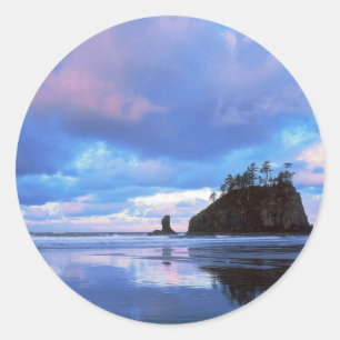 USA, Washington, Olympic National Park 2 Classic Round Sticker