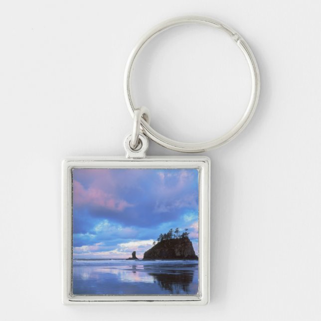 USA, Washington, Olympic National Park 2 Key Ring (Front)
