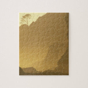 USA, Washington, Olympic Nat'l Park, Sunset, Jigsaw Puzzle