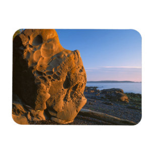USA, Washington, Orcas Island, Boulder Magnet