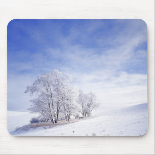 USA, Washington, Palouse Area, Frosted Black Mouse Pad