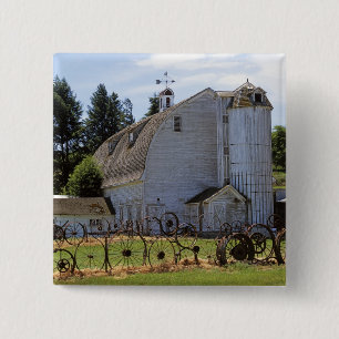 USA, Washington, Pullman, Barn 15 Cm Square Badge