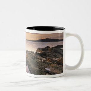 USA, Washington, San Juan Islands. A dramatic 2 Two-Tone Coffee Mug