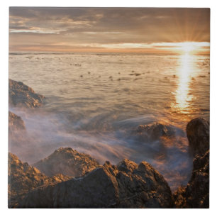USA, Washington, San Juan Islands. A dramatic Ceramic Tile