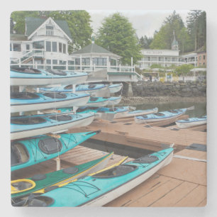 USA, Washington, San Juan Islands Stone Coaster