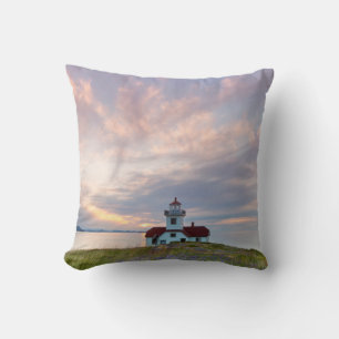 USA, Washington, San Juan Islands. Sunset Cushion