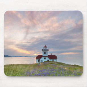 USA, Washington, San Juan Islands. Sunset Mouse Pad