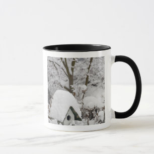 USA, Washington, Seabeck. Close-up of bird house Mug