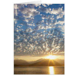 USA, Washington, Seabeck. Sunset